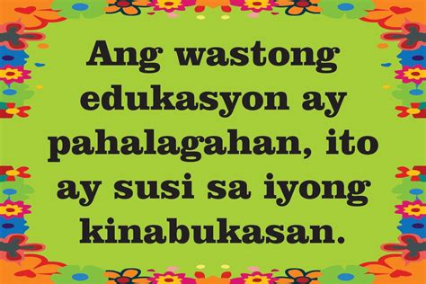 kasabihan tungkol sa wikang filipino